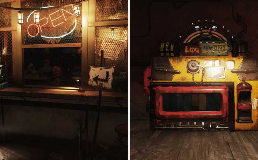 Fallout 76 Legendary Exchange in The Rusty Pick and Murmrgh in Shop